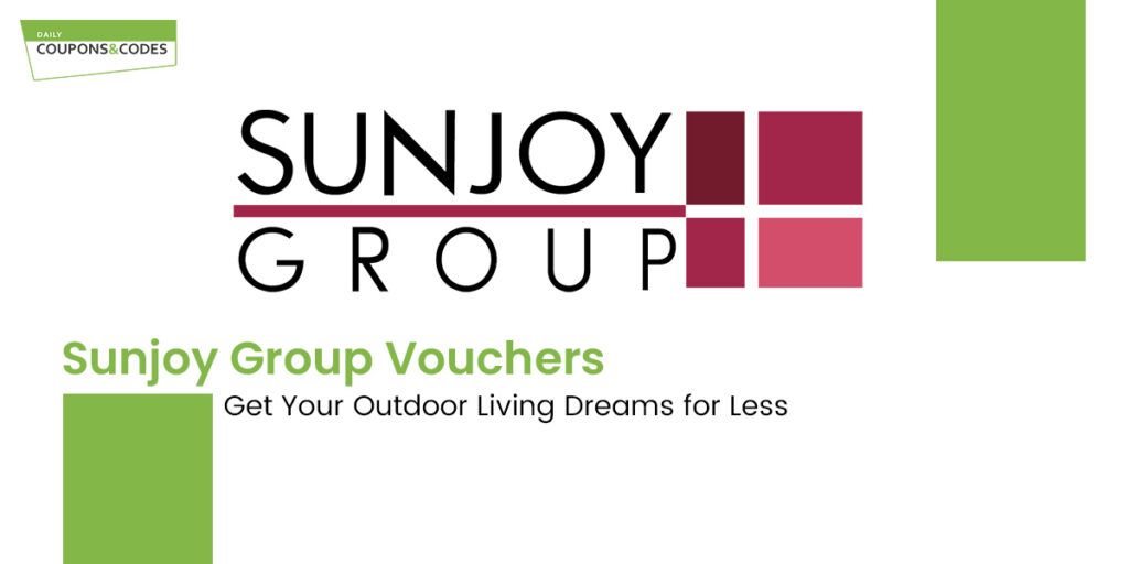 Sunjoy Group Vouchers